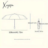 Extra Large 12 Ribs Windproof Waterproof Folding Umbrella For Business Men’s & Women’s Travel