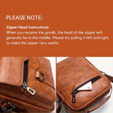 1pc Large Capacity PU Leather Men's Shoulder Bag, Casual Messenger Simple Business Trendy Sling Bag