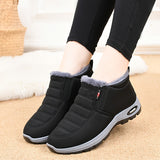 Women's Solid Color Fluffy Boots, Platform Soft Sole Winter Thermal Lining Boots, Non-slip Warm Snow Boots