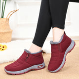 Women's Solid Color Fluffy Boots, Platform Soft Sole Winter Thermal Lining Boots, Non-slip Warm Snow Boots