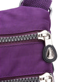 Elegant & Stylish Women's Nylon Messenger Bag with Telescoping Handle - Perfect for Everyday Use and Travel Adventures