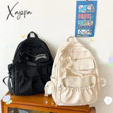 Fashion Backpack Canvas Women Anti-Theft Shoulder Bags New School Bag For Teenager Girls Backapck