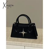 Fashion Design Star Ladies Shoulder Bag Retro Black Sweet Cool Women’s Messenger Bags Simple Pu