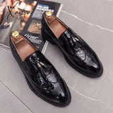 Fashion Shoe Office Shoes For Men Casual Breathable Leather Loafers Driving Moccasins Comfortable