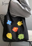 Flower Print Canvas Bag Bags