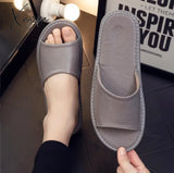 Genuine Leather Slippers Homes In Indoor Slipper Summer Open Toe Sandals Men Women Elderly Casual