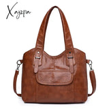 High Quality Big Capacity Women Handbag Luxury Bag New Pockets Design Hand Pu Leather Totes