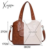 High Quality Big Capacity Women Handbag Luxury Bag New Pockets Design Hand Pu Leather Totes