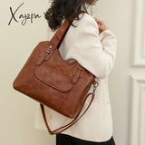 High Quality Big Capacity Women Handbag Luxury Bag New Pockets Design Hand Pu Leather Totes