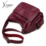 High Quality Leather Handbags Women Bags Luxury Brand Designer Shoulder Crossbody Hand For 2024