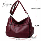 High Quality Leather Handbags Women Bags Luxury Brand Designer Shoulder Crossbody Hand For 2024