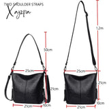 High Quality Soft Leather Purse Fashion Women Shoulder Messenger Bag Trend Designer Tassel Luxury