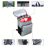 Insulated Backpack Cooler Bag - Leakproof Soft-Sided Waterproof With Bottle Opener Perfect For