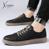 Italian Genuine Leather Casual Shoes Men’s Lace Up Oxford Outdoor Jogging Office Dress Large Size