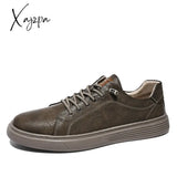 Italian Genuine Leather Casual Shoes Men’s Lace Up Oxford Outdoor Jogging Office Dress Large Size