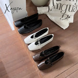 Korean Style Women Casual Flats Comfortable Soft Boat Shoes Loafers Ballerina Shallow Ballet Flat