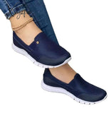 Large Size Summer European And American Mesh Slip-On Fashionable Casual Travel Shoes For Women Lazy