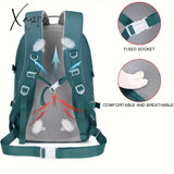 Large Waterproof Travel Backpack With Shoe Storage - Ideal For Sports Camping School And Work