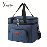 Leak-Proof Insulated Lunch Tote - Unisex Square Bag With Adjustable Strap For Work & School