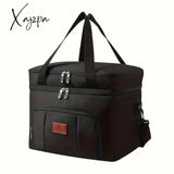 Leak-Proof Insulated Lunch Tote - Unisex Square Bag With Adjustable Strap For Work & School