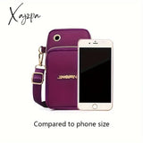 Lightweight Nylon Crossbody Sports Armband: Secure Zipper & Headphone Hole Sleek Solid Color Design