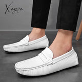 Loafers Shoes Men Fashion 2024 New Spring Comfy Men’s Flats Moccasins Classic Original Leather