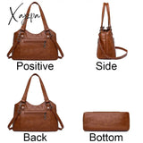 Luxury Casual Tote Women Bag High Quality Leather Ladies Hand Bags For 2024 Shoulder Big Crossbody