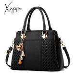 Luxury Handbag Women Crossbody Bag with Tassel Hanging Large Capacity Female Shoulder Bags Embroidery Tote Sac