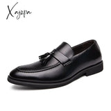 Men Casual Shoes Breathable Leather Loafers Business Office For Driving Moccasins Comfortable Slip