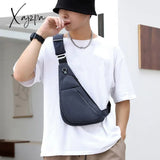 Men Fashion Sling Bag Slim Waterproof Shoulder Backpack For Travel Hiking Anti-Thief Crossbody