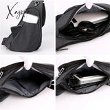 Men Fashion Sling Bag Slim Waterproof Shoulder Backpack For Travel Hiking Anti-Thief Crossbody