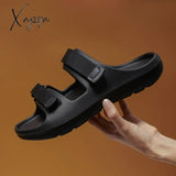 Men Slippers Trend Male Summer New Outdoor Beach Casual Soft Sole Sandals Fashion Women Indoor Home