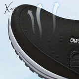 Mens Breathable Athletic Slip-On Sneakers - Comfort Walking Shoes For Everyday Leisure