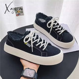 Men’s Canvas Shoes Men Chunky Sneakers Classic Skateboard Male Low Top Vulcanized Mens Outdoor