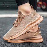 Men’s Slip On Non Casual Sneakers Breathable Outdoor Jogging Training Hiking All Seasons