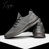 Men’s Trendy Breathable Lace Up Knit Sneakers - 6056