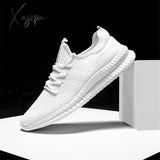 Men’s Trendy Breathable Lace Up Knit Sneakers - 6056