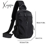 Men’s Trendy Fashion Chest Bag Men And Women Universal Business Outdoor Waterproof Crossbody