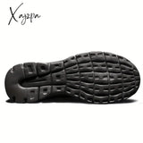 Mens Ultra-Lightweight Breathable Fabric Sneakers - Comfortable Lace-Up Shoes With Eva Sole For