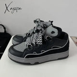 New Fashion Black Mens Casual Sneakers Sport Athletic Pu Leather Breathable Running Shoes Women