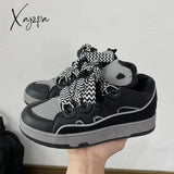 New Fashion Black Mens Casual Sneakers Sport Athletic Pu Leather Breathable Running Shoes Women