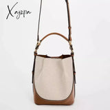 New Fashion Large Capacity Bucket Handbags For Women Luxury Shoulder Bags Female Crossbody Bag Pu