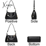 New High Quality Cowhide Shoulder Bags Luxury Women’s Designer Brand Crossbody Multi Compartment