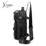 New Outdoor Waterproof Chest Bag Men Multifunctional Messenger Pack Fashion Crossbody Shoulder For