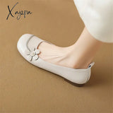 New Spring Split Leather Women Shoes Round Toe Pumps For Zapatos Mujer Sweet Forest Women’s Style