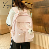 New Trendy Women Kawaii College Backpack Girl Cute Travel School Bags Lady Student High Capacity