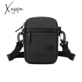 Outdoor Casual Men Single Shoulder Crossbody Bag Luxury Fashion Travel Mini Chest Bag Nylon Fanny Pack USB Headphone Jack