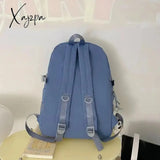 Popular Pink Purple Color Girls High School Student Backpack Bags