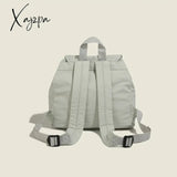 Preppy Style Flap Buckle Muti Pocket Nylon Women Backpack Niche Design College School Bags Travel