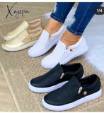 Spring And Autumn Large Size Casual Fashion Shoes Zipper Sneakers Flat 36-43